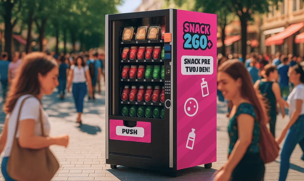 Snack pre tvoj deň! Automat na jedlo a snacky v tvojom meste